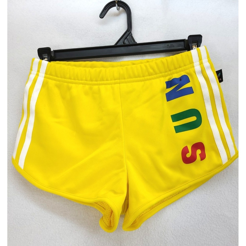 Adidas Originals x Pharrell Williams FR9074 Shorts Yellow Sun Hu Hiking Calm XXS